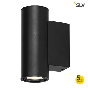 SLV SPOTLINE SUPROS 78 WALL Góra/Dół okrągłe czarne 3000K 116340 - Lampy pozostałe - miniaturka - grafika 1