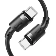 Kable USB - Joyroom kabel przewód USB Typ C - USB Typ C PD 60W 1,2m czarny (S-1230N9) - miniaturka - grafika 1