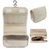 Kosmetyczki, organizery i kuferki - PRZENOŚNA KOSMETYCZKA PODRÓŻNA SKŁADANA WISZĄCA - miniaturka - grafika 1