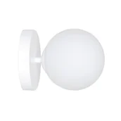 Lampy ścienne - Kinkiet ścienny Halldor biały 1xE14x10W wym: 15 x 15 cm szkło IP20 Emibig - miniaturka - grafika 1