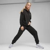 Dresy damskie - Damski dres komplet Puma Loungewear Suit TR - czarny - PUMA - miniaturka - grafika 1