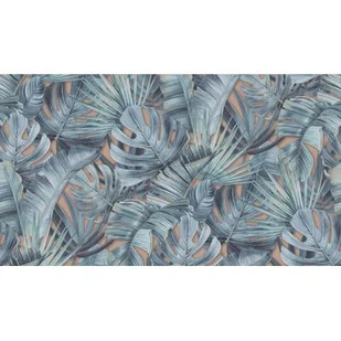 Tapeta flizelinowa Expansio zielone liście wielokolorowy - Tapety - miniaturka - grafika 1