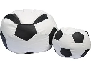 Pufa piłka XXXXL worek + gratis biało-czarna - Fotele i pufy dla dzieci - miniaturka - grafika 1