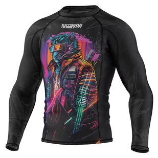 Rashguard Męski Extreme Hobby CYBER ANIMALS - Koszulki sportowe męskie - miniaturka - grafika 1