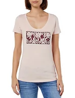 Koszulki i topy damskie - Pepe Jeans Damska koszulka Brandi, Różowy (Ash Rose), XS - miniaturka - grafika 1