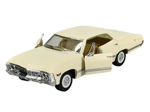 KINSMART 1967 CHEVROLET IMPALA BEŻOWY 1:43 BEZ PUDEŁKA KT5418 - Samochody i pojazdy dla dzieci - miniaturka - grafika 1