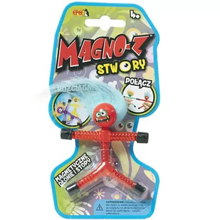 Magno-Z Stwory Epee Figurka Magnetyczna Czerwona - Figurki dla dzieci - miniaturka - grafika 1