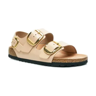 Birkenstock Skórzane sandały LENA - Sandały damskie - miniaturka - grafika 1