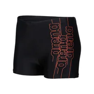 Kąpielówki męskie - Dziecięce Bokserki kąpielowe ARENA BOY'S SWIM SHORT GRAPHIC 005106/540 – Czarny - miniaturka - grafika 1