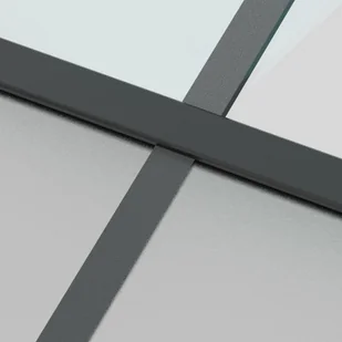 Drzwi przesuwne, czarne, 102,5x205cm, szkło hartowane aluminium 8721012120464 - Drzwi wewnętrzne - miniaturka - grafika 7