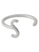 Sygnety - Design Letters Srebrny pierścionek "A-Z" - miniaturka - grafika 1