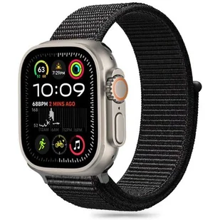 Pasek TECH-PROTECT Nylon do Apple Watch 6/7/8/9/10/SE (40/41/42mm) Czarny - Akcesoria do smartwatchy - miniaturka - grafika 1