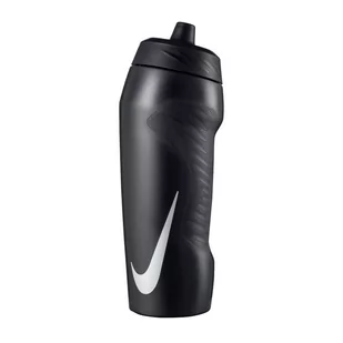 Nike, Bidon, Hyperfuel Water Bottle 014, czarny, 0.7L - Shakery i bidony sportowe - miniaturka - grafika 1