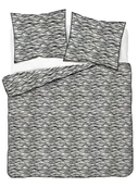 Pościel - Pościel perkal z bizą 160x200 5591b zebra - miniaturka - grafika 1