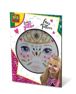 Ses NL Modny brokatowy tatuaż Księżniczka - Zabawki kreatywne - miniaturka - grafika 1