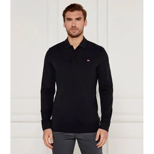 Napapijri Polo EALIS Longline Fit - Koszule męskie - miniaturka - grafika 1