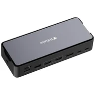 Adaptery i przejściówki - Verbatim USB-C Pro 15w1 2x HDMI1x RJ453x USB-A3x USB-C1x SD1x microSD1x Audio1x DP1x SSD szary Ver000299 - miniaturka - grafika 1