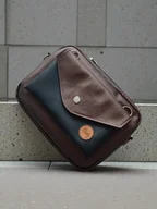 Torebki damskie - Torebka box modułowy Brąz eko - miniaturka - grafika 1