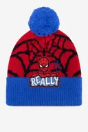 Czapki dla dzieci - Spiderman ACCCS-AW24-228SPRMV Granatowy - miniaturka - grafika 1