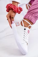 Trampki damskie - Damskie Trampki BIG STAR HH274131 Białe-37 - miniaturka - grafika 1