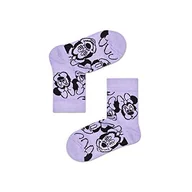 Skarpetki damskie - Happy Socks Kids Disney Face It, Minnie Sock, Skarpety dla dzieci, Czarny - miniaturka - grafika 1