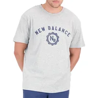 Koszulki męskie - Koszulka New Balance MT31904AG - szara - miniaturka - grafika 1