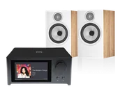 Zestawy stereo - NAD C 700 V2 (czarny) + 606 S3 (dąb) - miniaturka - grafika 1