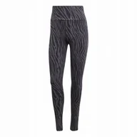 Legginsy - ADIDAS LEGGINSY AOP ANIMAL ZEBRA II0910 r S - miniaturka - grafika 1