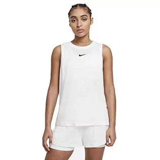 Kamizelki damskie - Nike Damska kamizelka W Nkct Df Advtg Tank Vest, biały/biały/czarny., S - grafika 1