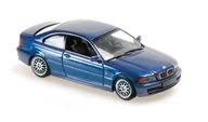 Samochody i pojazdy dla dzieci - Bmw 3Er Coupe (E46) 1999 Blue Metallic 1:43 Minichamps 940028321 - miniaturka - grafika 1