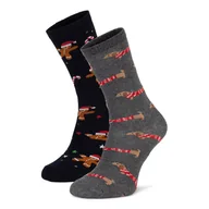 Skarpetki męskie - Skarpetki Lasocki 2MB-002-AW24 (2-PACK) - miniaturka - grafika 1