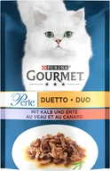 Mokra karma dla kotów - Gourmet Perle, 26 x 85 g - Cielęcina i kaczka - miniaturka - grafika 1