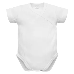 PINOKIO BODY KOPERTOWE BIAŁY PRĄŻEK LOVELY DAY 62 - Body dla niemowląt - miniaturka - grafika 1