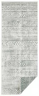 Dywany zewnętrzne - Zielono-kremowy chodnik odpowiedni na zewnątrz NORTHRUGS Biri, 80x250 cm - miniaturka - grafika 1