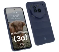 Etui i futerały do telefonów - Bizon Pancerne etui Case Tur do Nothing Phone (3a) Pro, granatowe - miniaturka - grafika 1