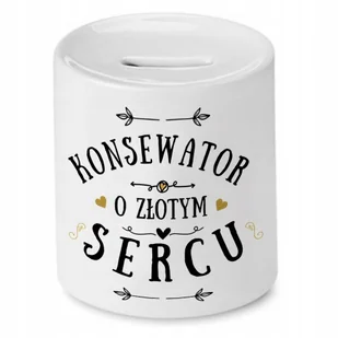 Dla Konserwatora Skarbonka na Urodziny Prezent z Nadrukiem ze Zdjęciem + Opakowanie na prezent (wzór 01) - Skarbonki - miniaturka - grafika 1