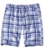 Spodenki męskie - Wygodne bermudy w kratę Mężczyzna Atlas For Men - Kolor : Krata - Rozmiar : XL - miniaturka - grafika 1