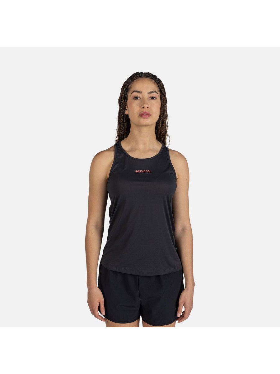 Top do biegania damski ROSSIGNOL W Sidelhorn Tank czarny L