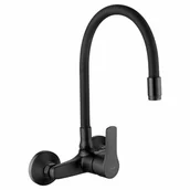 Baterie kuchenne - Bateria kuchenna ścienna z elastyczną wylewką Verso Invena - miniaturka - grafika 1