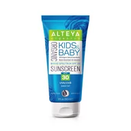 Balsamy i kremy do opalania - ALTEYA Kids & Baby Organic Sunscreen SPF30 naturalny krem do ciała z filtrem dla dzieci i niemowląt 90ml - miniaturka - grafika 1