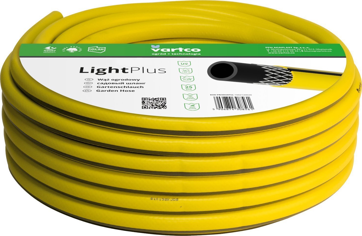Vartco Wąż ogrodowy Vartco Light Plus 3/4