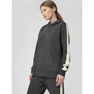 Bluza Damska 4F z Kapturem Ciemno Szara L22BLD010-22S - Bluzy sportowe damskie - miniaturka - grafika 1