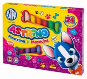 Masy plastyczne - ASTRA papiernicze Plastelina 24 kolory Astrino papiernicze - miniaturka - grafika 1