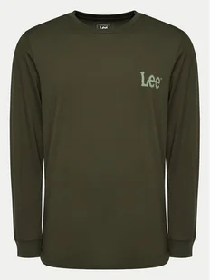 Lee Longsleeve Wobbly 112355592 Zielony Regular Fit - Koszulki męskie - miniaturka - grafika 1
