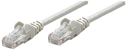 INTELLINET Kabel sieciowy Cat5e SF/UTP CCA Cat5e kompatybilny 0,25 m szary wtyk RJ-45 / wtyczka RJ-45