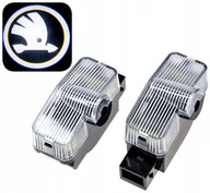 Akcesoria tuningowe - Skoda Led Projektor Hd Logo Octavia III IV Yeti - miniaturka - grafika 1