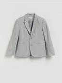 Kurtki i płaszcze dla chłopców - Reserved - Marynarka z dodatkiem wiskozy - jasnoszary - miniaturka - grafika 1