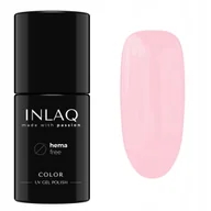 Lakiery hybrydowe - INLAQ Lakier Hybrydowy Natural French Pink 6ml HEMA Free - miniaturka - grafika 1