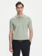 Koszulki męskie - BOSS Polo Penrose 38 50469360 Zielony Slim Fit - miniaturka - grafika 1