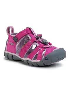 Buty dla dziewczynek - Keen Sandały Seacamp II Cnx 1022979 Różowy - grafika 1